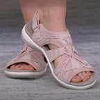 Women's Open Toe Sandals with Adjustable Straps and Bungee Closure 16