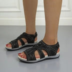 Women's Open Toe Sandals with Adjustable Straps and Bungee Closure 21