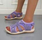 Women's Open Toe Sandals with Adjustable Straps and Bungee Closure 23