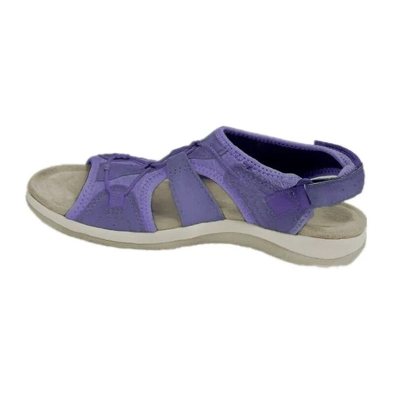Women's Open Toe Sandals with Adjustable Straps and Bungee Closure 8