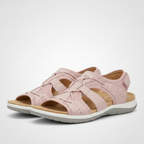 Women's Open Toe Sandals with Adjustable Straps and Bungee Closure 3