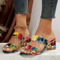Women's Open Toe Sandals with Cushioned Sole and Adjustable Straps 2