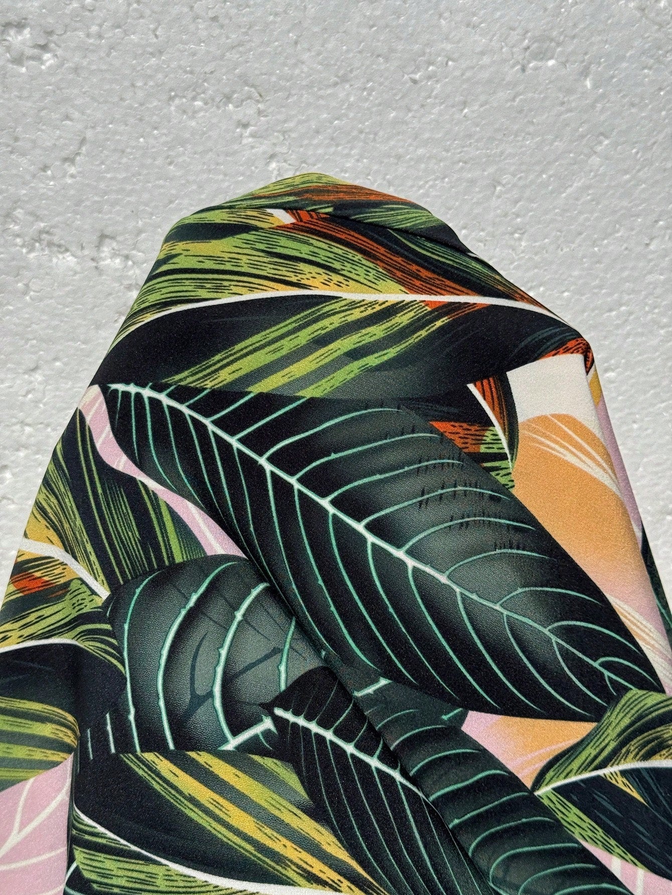 Women's Plus Size Sleeveless Maxi Dress with Spaghetti Straps and Tropical Print 7