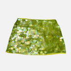 Women's Sequin Mini Skirt with Ruched Side Tie 6