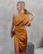 Women's Sleeveless Cocktail Sundress with Flowing Skirt 16