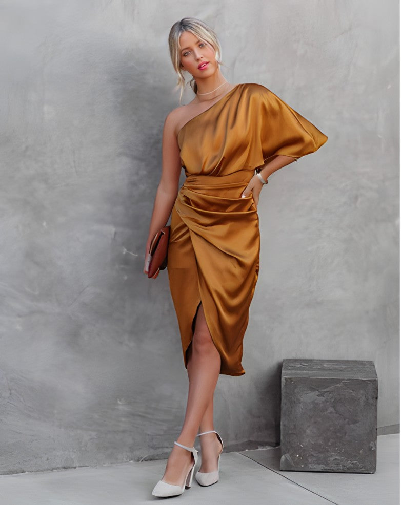 Women's Sleeveless Cocktail Sundress with Flowing Skirt 17
