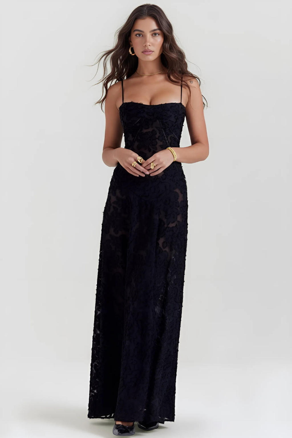 Women's Sleeveless Floor-Length Evening Maxi Dress 6