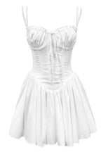 Women's Sleeveless Lace Corset Mini Dress with Low Waist 10