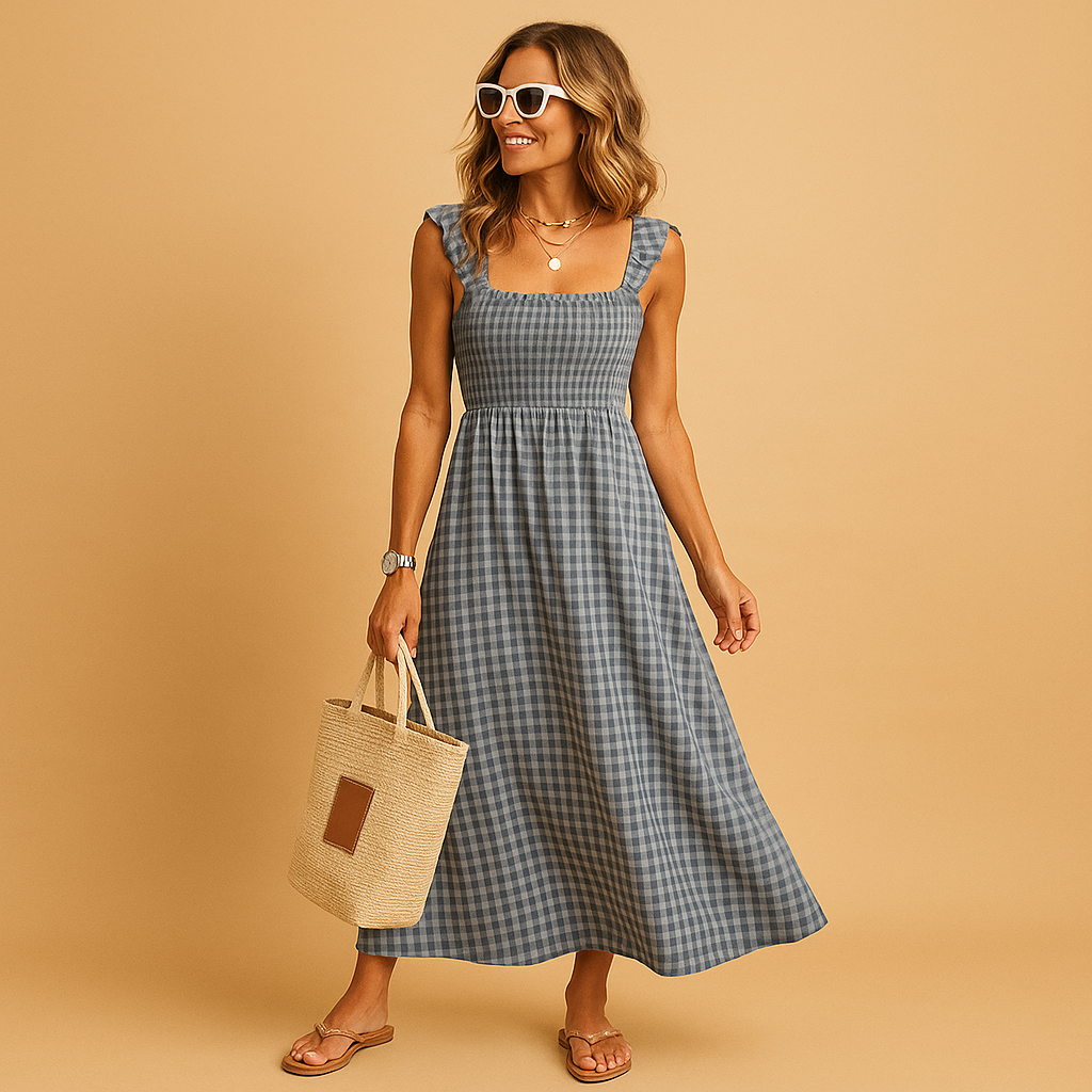 Women's Sleeveless Long Maxi Dress with Flowy Fit 1