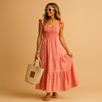 Women's Sleeveless Long Maxi Dress with Flowy Fit 3