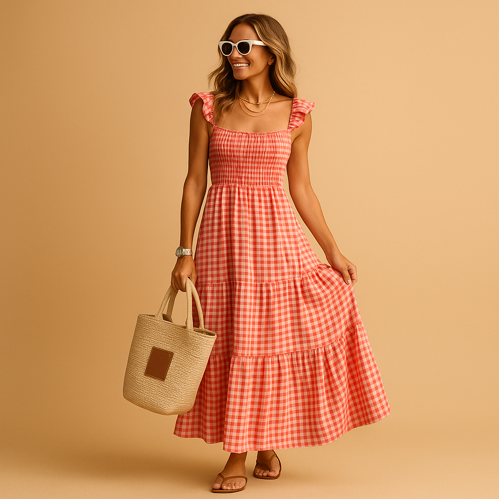 Women's Sleeveless Long Maxi Dress with Flowy Fit 3