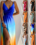 Women's Sleeveless Maxi Dress with Side Slit 7