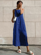 Women's Sleeveless Midi Dress with Relaxed Fit 8