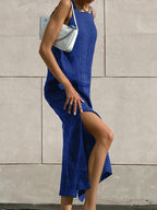 Women's Sleeveless Midi Dress with Relaxed Fit 9