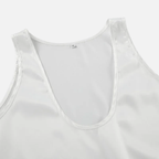 Women's Sleeveless V-Neck Tank Top with Satin Finish 7