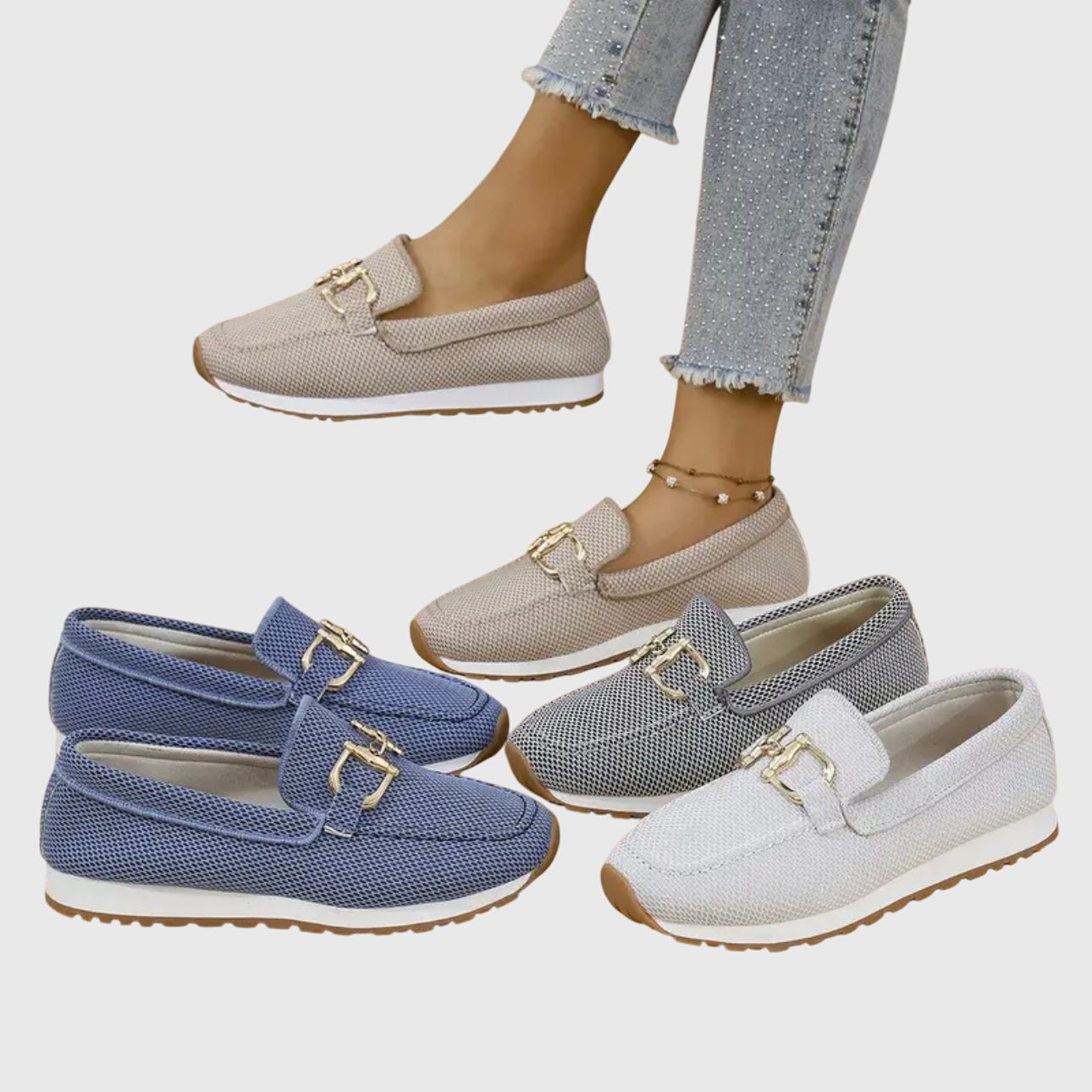 Women's Slip-On Loafers with Cushioned Footbed 10