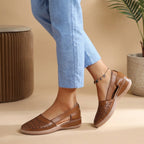 Women's Slip-On Loafers with Cut-Out Perforations 3