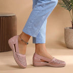 Women's Slip-On Loafers with Cut-Out Perforations 5