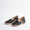 Women's Slip-On Loafers with Cut-Out Perforations 1