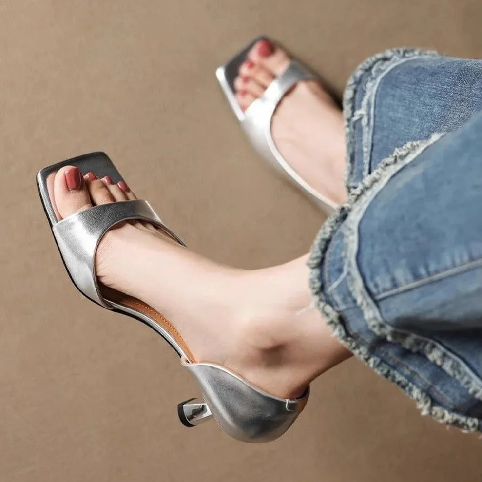 Women's Square Toe Block Heel Pumps with Cushioned Insole 7