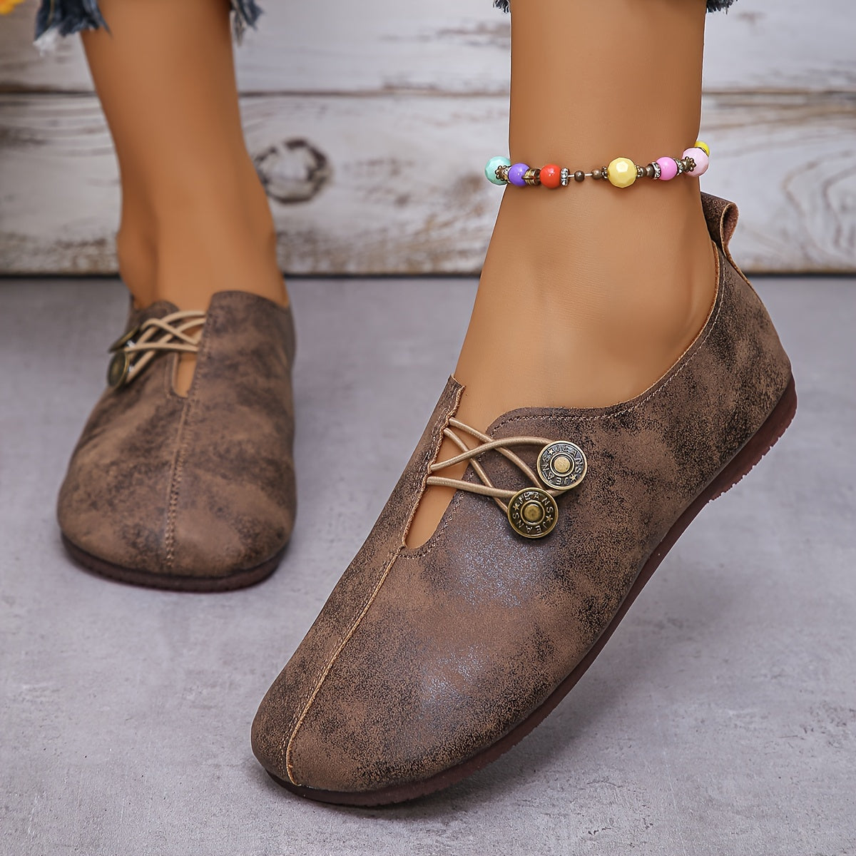 Women's Suede Loafers with Memory Foam Insole 4