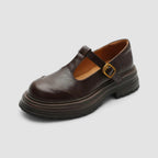 Women's T-Bar Mary Jane Shoes with Chunky Platform Sole 3