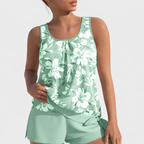 Women's Two-Piece Tankini Swimsuit with Stiffened Cups and Adjustable Straps 6