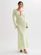 Women's V-Neck Cover-Up Dress with Adjustable Straps 5