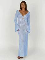 Women's V-Neck Cover-Up Dress with Adjustable Straps 6