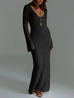 Women's V-Neck Cover-Up Dress with Adjustable Straps 8