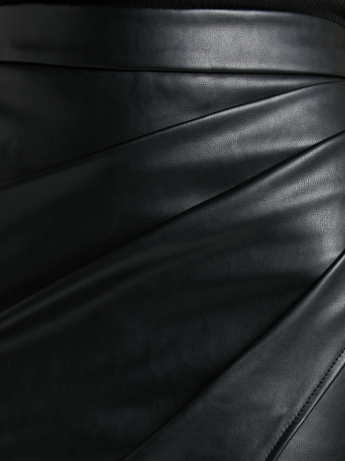 Women's Wrapped Midi Skirt with Front Slit and Draped Side Detail 6