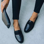 Women’s Black Formal Shoes with Padded Insole and Supportive Fit 0