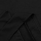 Women’s Black Lace Short Sleeve Dress with Scalloped Neckline and Sheer Hemline 3