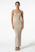 Women’s Bodycon Maxi Dress with Sleeveless Design in Lightweight Fabric 8