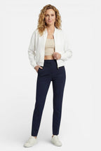 Women’s Bomber Jacket with Zip Fastening and Structured Shape 2