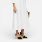 Women’s Closed Toe Wedge Sandals with Ankle Strap and Espadrille Finish 3