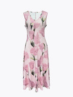 Women’s Floral Maxi Dress with Cropped Cardigan Set for Summer 3