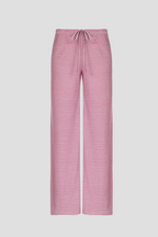 Women’s Full-Length Pants with Drawstring and Horizontal Stripes 3