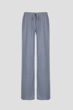 Women’s Full-Length Pants with Drawstring and Horizontal Stripes 4
