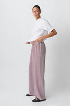 Women’s Full-Length Pants with Drawstring and Horizontal Stripes 7