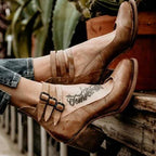 Women’s Heeled Shoes with Comfortable Sole and Non-Slip Tread in Synthetic Leather 3