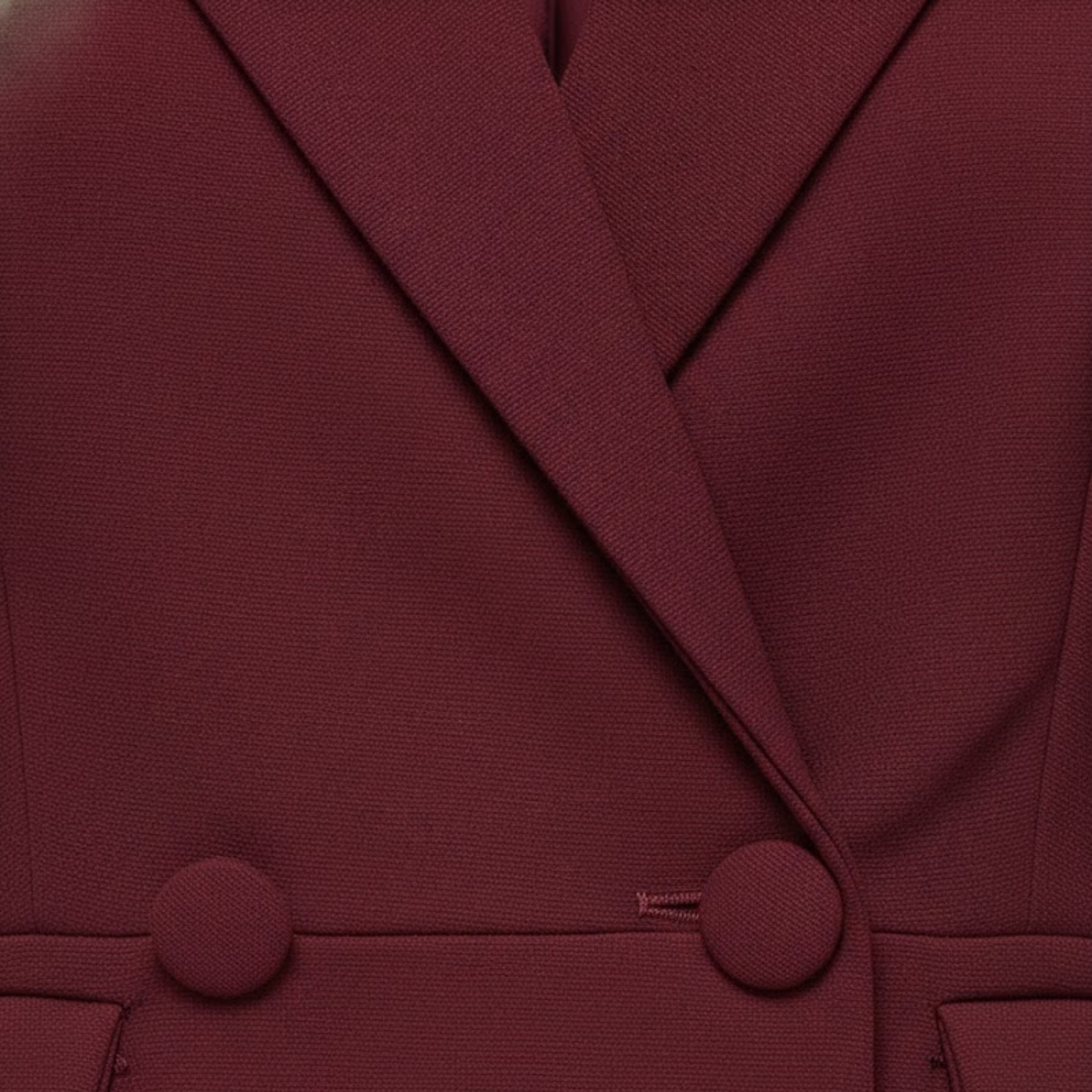 Women’s Knee-Length Blazer Dress with Lapel Collar and Button Closure 7