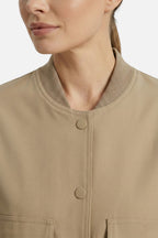 Women’s Lightweight Bomber Jacket in Polyester with Classic Silhouette 1