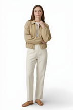 Women’s Lightweight Bomber Jacket with Turn-Down Collar 2