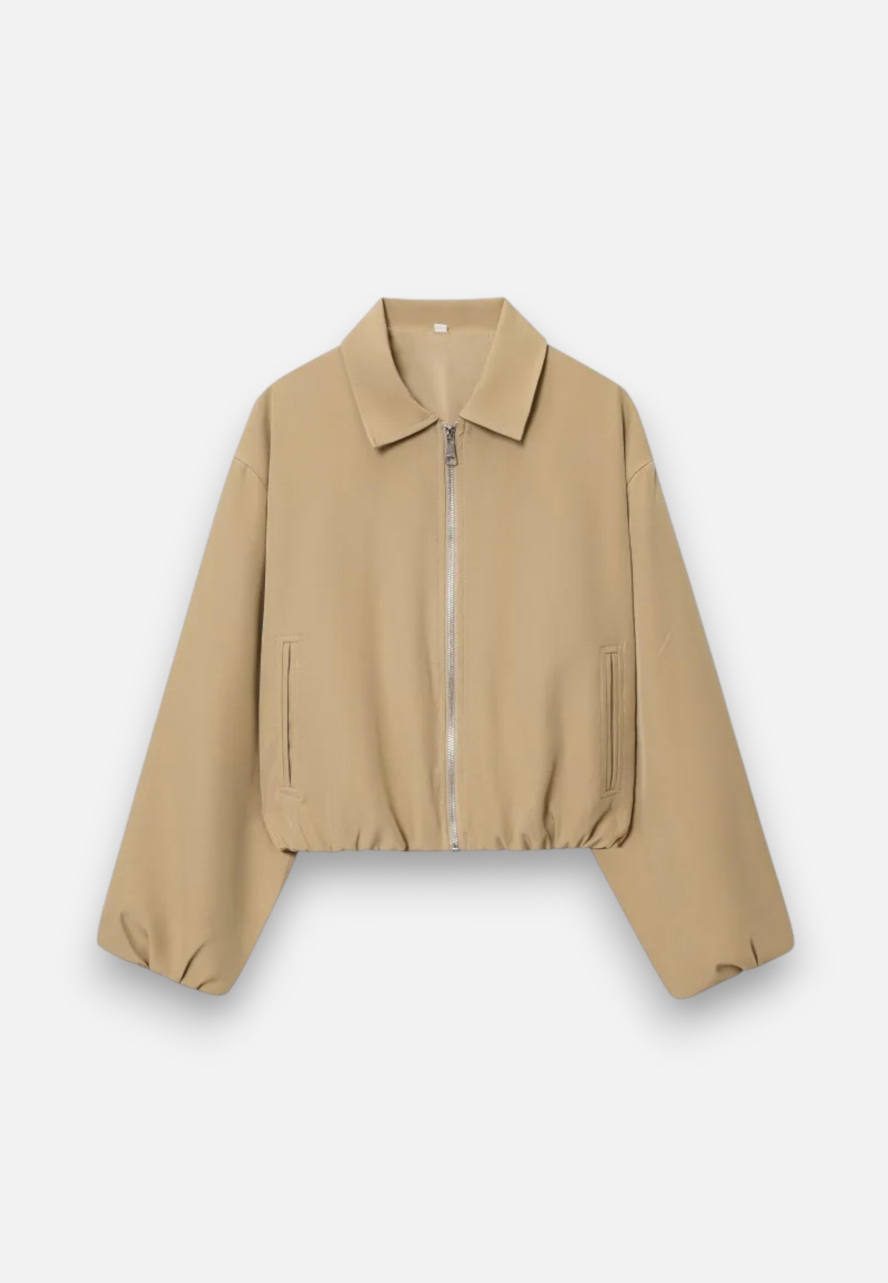 Women’s Lightweight Bomber Jacket with Turn-Down Collar 3