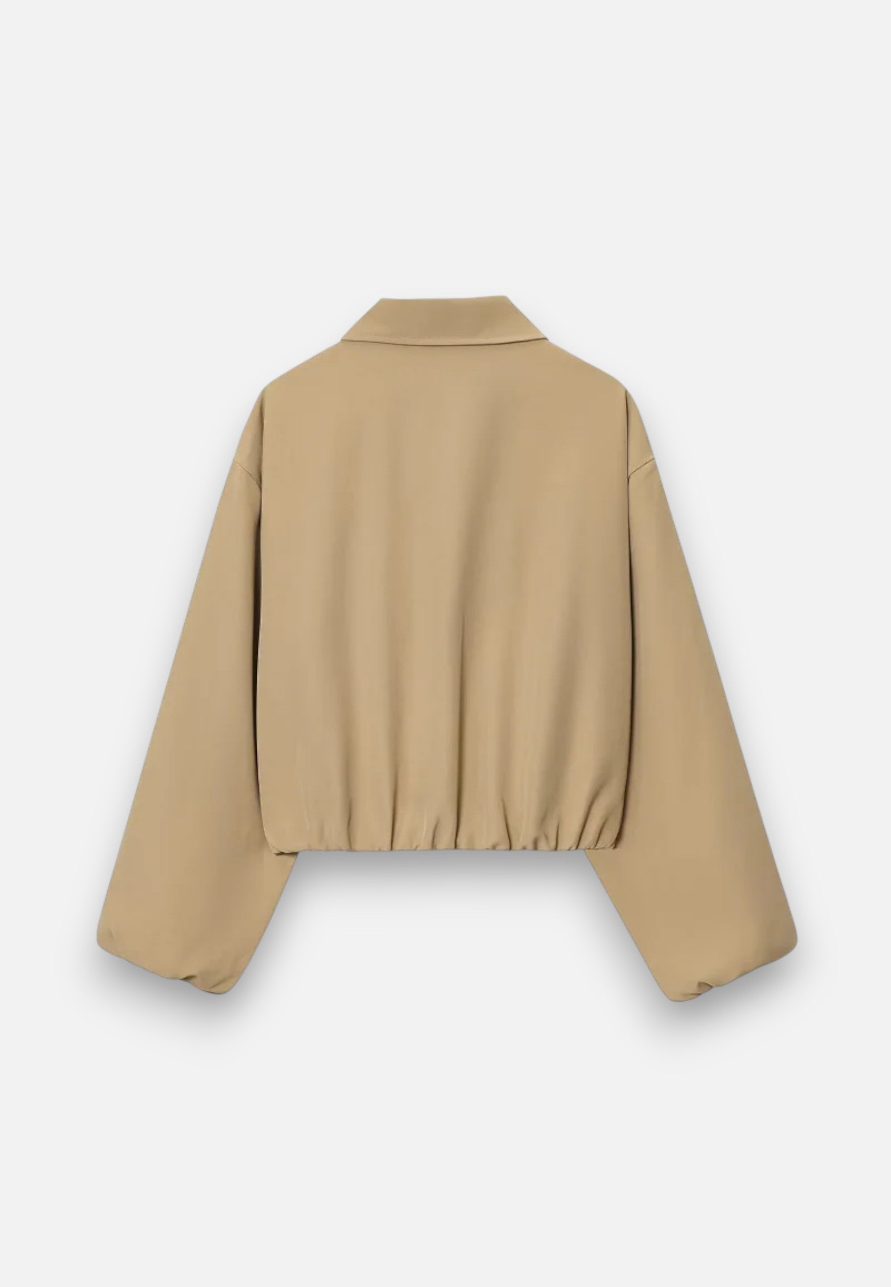 Women’s Lightweight Bomber Jacket with Turn-Down Collar 4