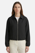 Women’s Lightweight Bomber Jacket with Turn-Down Collar 5