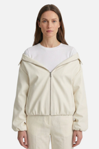 Women’s Lightweight Bomber Jacket with Turn-Down Collar 9