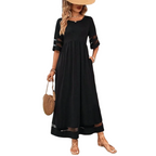 Women’s Long Maxi Dress with Empire Waist for Formal Events 1