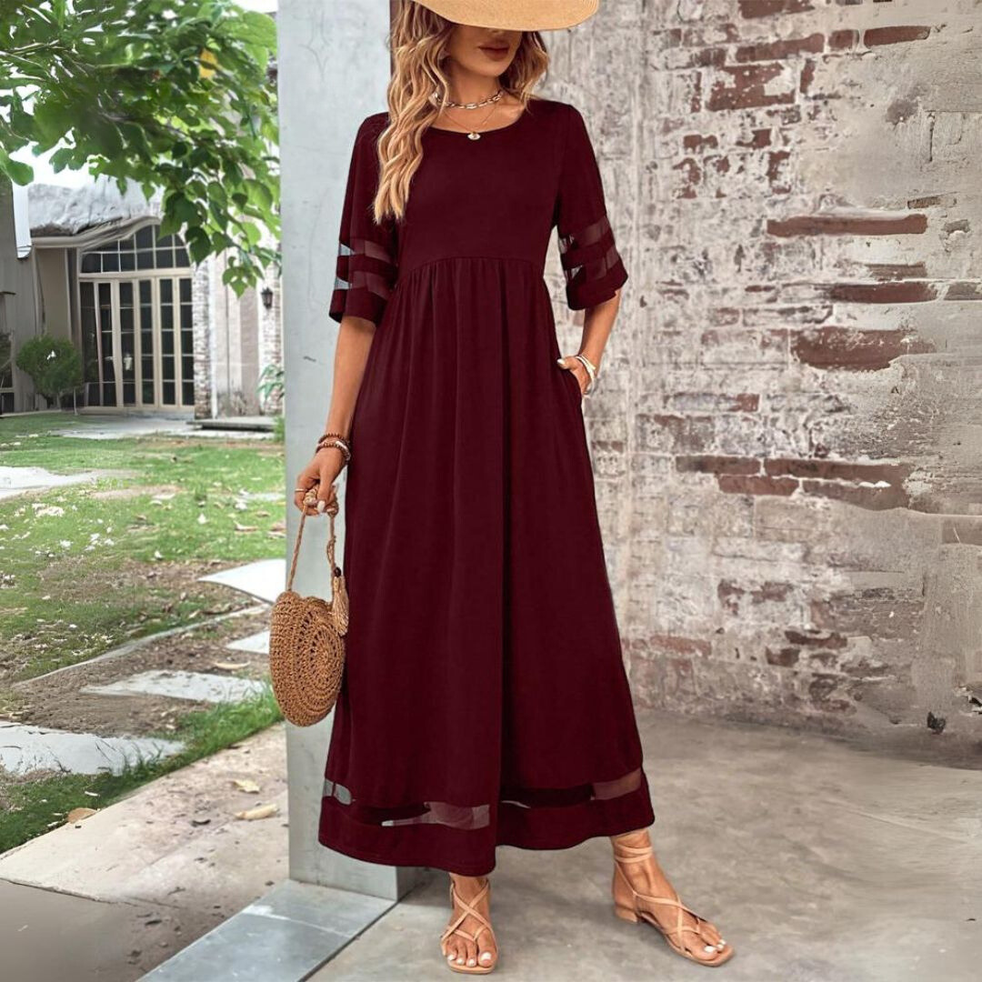 Women’s Long Maxi Dress with Empire Waist for Formal Events 3